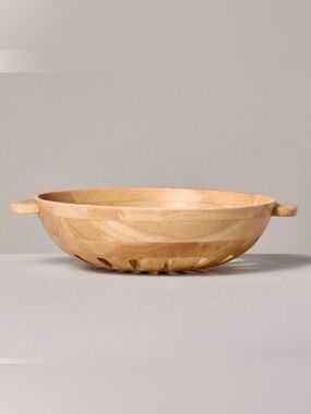 Hearth & Hand Wooden Decorative Bowl - Natural Wood Tone